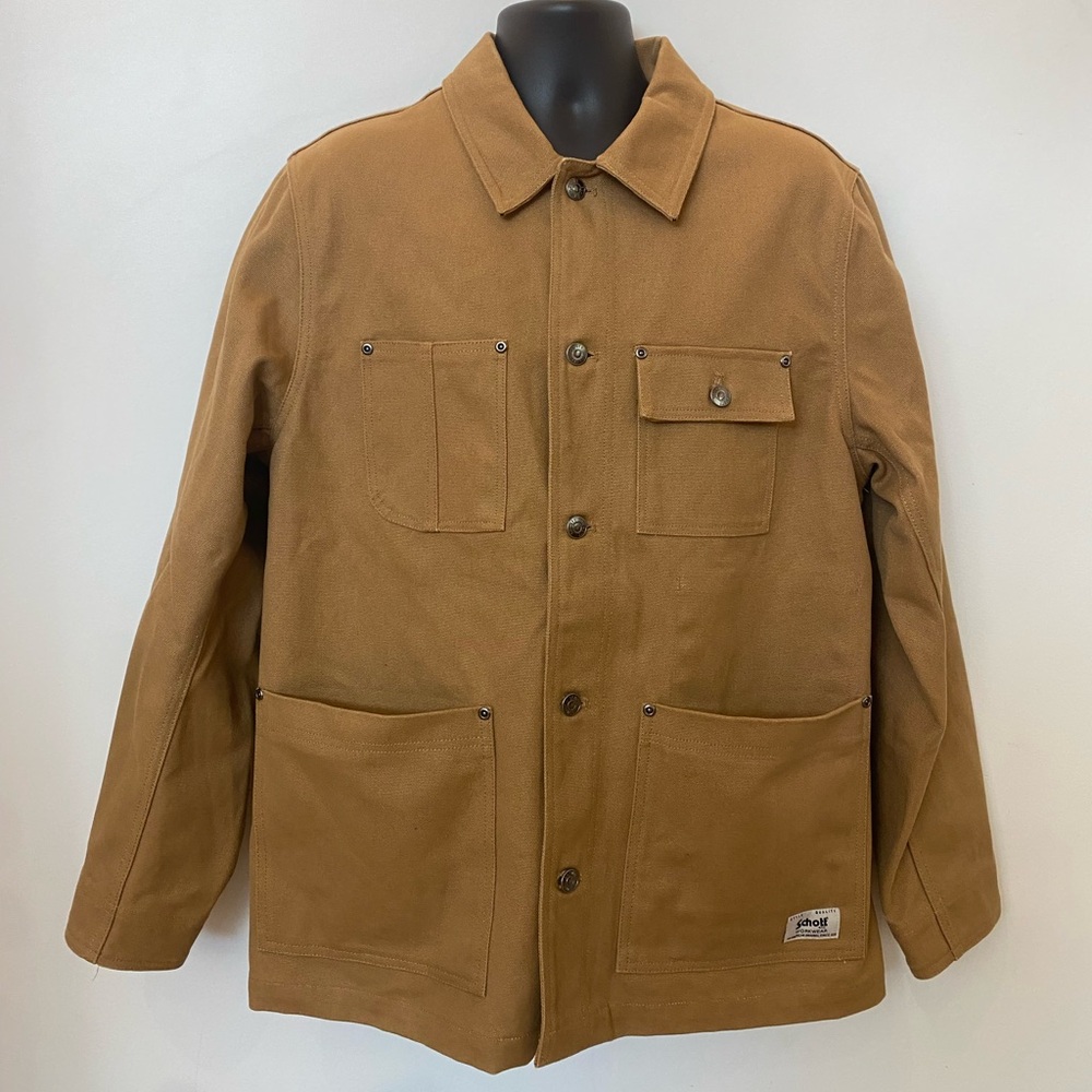 Schott Canvas Chore Coat | Khaki | NWT